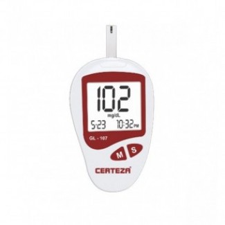 Blood glucose monitor with 25 strips (1x25 vial) GL 107