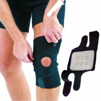 Hot Sharper Knee Support Belt - Black