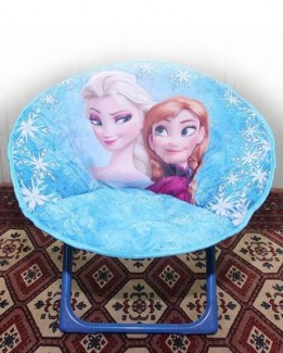 Disney Frozen Foldable Saucer Chair For Kids - Blue