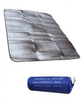Portable Ground Tent Sheet With Aluminum