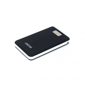 Aspor 3.0A Output 20000mAh Power Bank A398 - Black