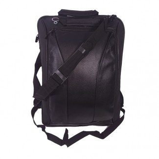 Laptop 3in1 leather Type PU Bag - Black