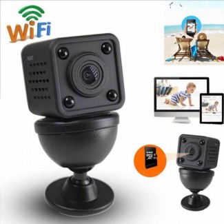 1080P Ultra Mini WiFi Cam with Battery, Magnetic Bracket