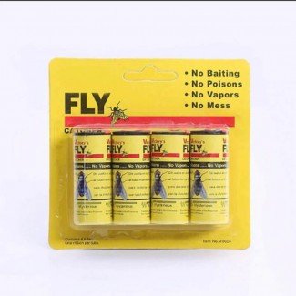 4 Rolls Sticky Fly Paper-Flies Insect Bug Glue Paper Catcher