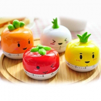 Cute Fruit-Vegetable Style Kitchen Timer Cartoon