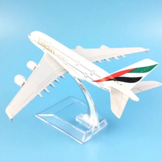 Metal Airplane - Emirates A380