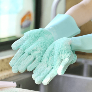 Magic Silicone Dishwashing Gloves