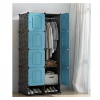 8 DIY Door Wardrobe Blue