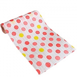 Antibacterial Table Roll Sheets (Polka Red)