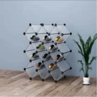 Polypropylene Plastic DIY Portable Shelf (Infinity Shapes)
