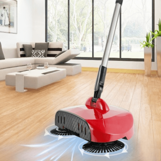 Stainless Steel Hand Push Sweepers Sweeping Machine Magic Broom Household Cleaning Tool