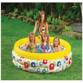 INTEX 3-Ring Baby Pool- Sunset Glow (Large) 