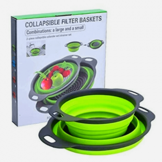 Collapsible filter basket- Round