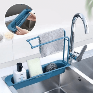 Sink Holder Expandable Storage Drain Basket