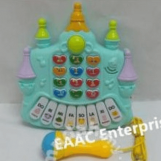 Castle Baby Learning Phone Piano / Organ LED & Mic