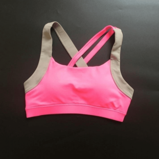 Women Seamless Cross Strap Bra for Sports Yoga Jogging
