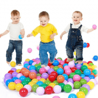 Pack of 50Pcs Soft Colorful Balls Kid Bath Toy