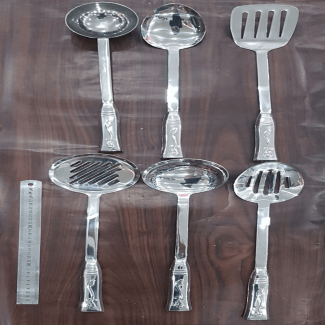 Stainless Steel Cutlery Set With Holder Stand