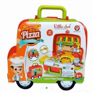 Luxury Pizza Car Pretend Play Moving Van