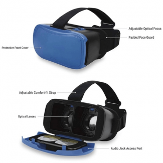 ONN VR Virtual Reality Headset -Blue