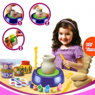 Handicraft Toys Ceramic Pottery Wheel With DIY Clay Kits