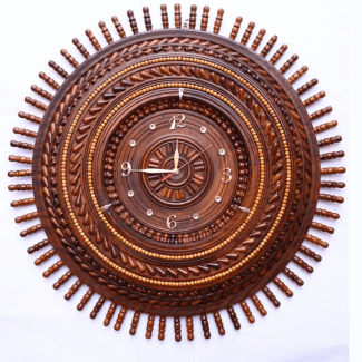 Wooden Clock 28 Inches