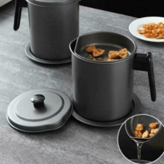 Stainless Steel Oil Filter Container 1.7L