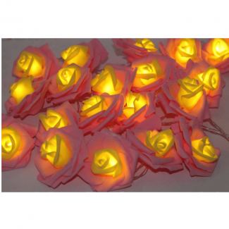 Pink Yellow Flower fairy light