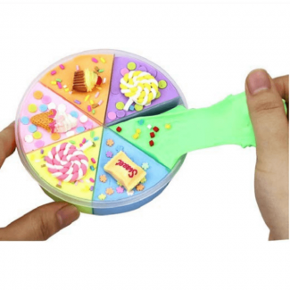 6 Color Pizza Slime Kit - 145g