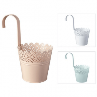 Stainless Steel Hanging Flower Pot 13cm