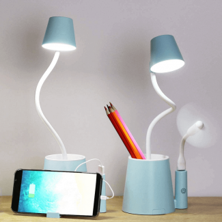 Small USB Rechargeable Desk Lamp for Kids 