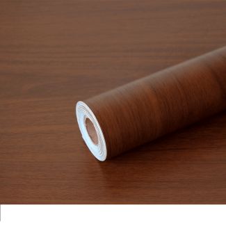 Furniture Stickers PVC Wallpapers Brown Wood