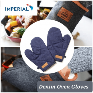 Denim Oven Gloves