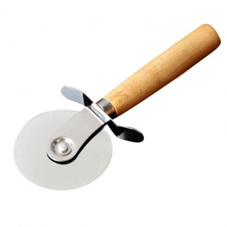 Wooden Handle Pizza Cutter