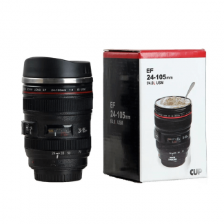 Stainless Steel Camera EF24-105mma Coffee Lens Mug