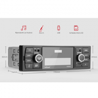 IeGeek Bluetooth Stereo RDS Radio Car MP3 Player