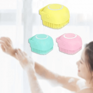 Silicone bath brush
