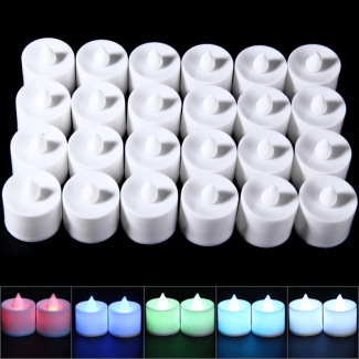 24 pcs LED Flame Less Electronic Candle