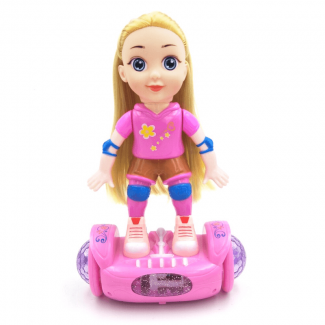 Balance Car Doll With Light And Music Kids Toy