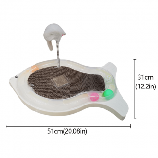 Fish Shape Cat Scratch Board Toy