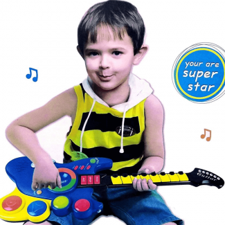 Electric Guitar with Keyboard for Kids