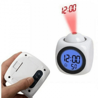 Projection LCD Snooze Alarm Clock