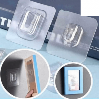 2pcs Double sided Adhesive Wall Hooks