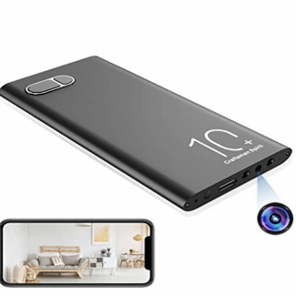 10000 mAh HD WIFI IP Power Bank Spy Camera