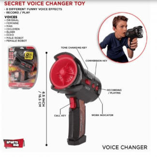 Indoor & Outdoor Play Fun Voice Changing Speaker