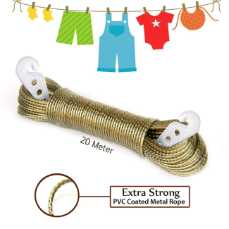 20 Meter Nylon PVC Laundry Rope