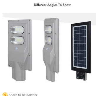 60W Solar LED Street Light