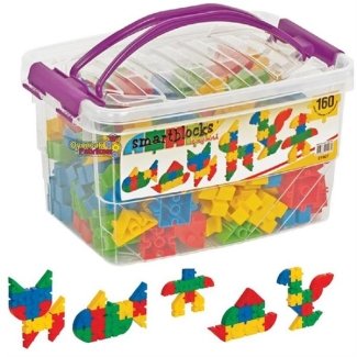 Smart Blocks 160 Pcs- Maxi TIKTAK 156 Pcs And TIKTAK 500 Pcs 