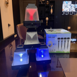 Multicolored Lawn Lamps