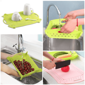 Nave Foldable Colander Sink Mat